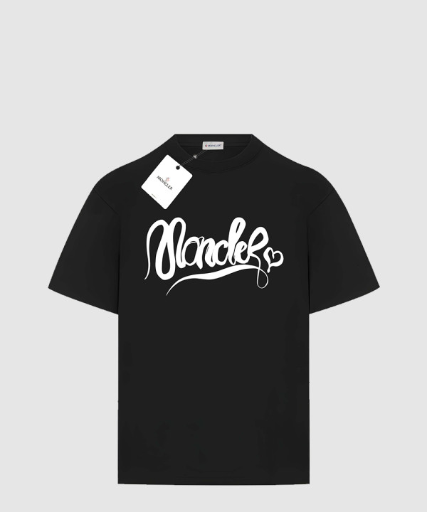 [MONCLER-몽클레어]서예 로고 코튼 티셔츠