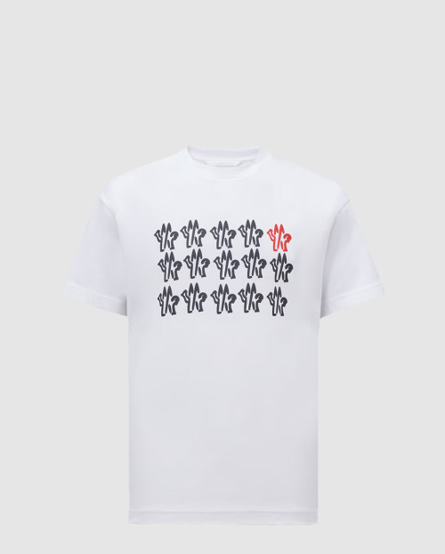 [MONCLER-몽클레어]엠보싱 로고 코튼 티셔츠