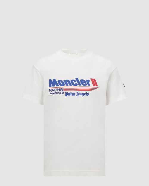 [MONCLER-몽클레어]Moncler x Palm Angels 레이싱 로고 코튼 티셔츠