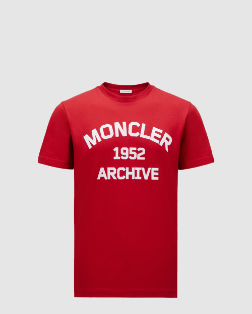 [MONCLER-몽클레어]플로드 로고 코튼 티셔츠