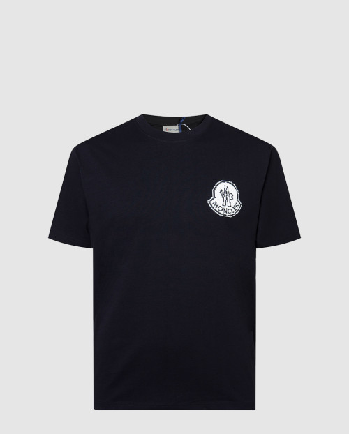 [MONCLER-몽클레어]픽셀 로고 코튼 티셔츠