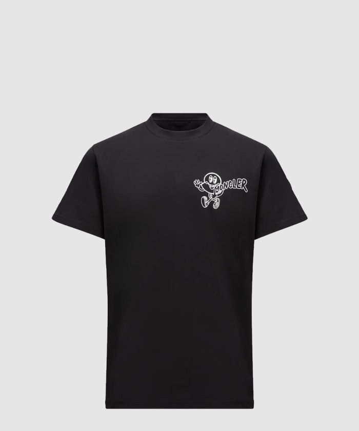 레플리카|이미테이션 moncler-몽클레어워킹-로고-코튼-티셔츠