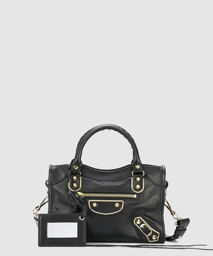 레플리카|이미테이션 balenciaga-발렌시아가메탈릭-시티백-샤이니-고트-미니-390160