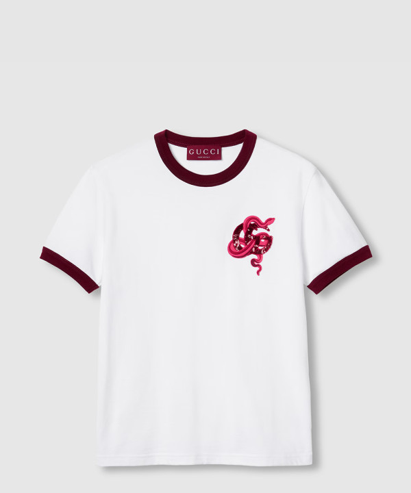 [GUCCI-구찌]니트 코튼 티셔츠 813753