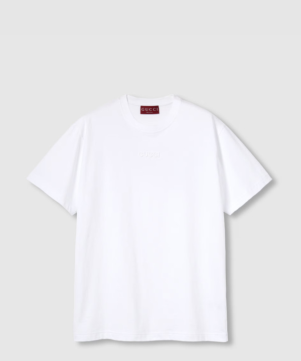 [GUCCI-구찌]컬렉션 프린트 코튼 저지 티셔츠 788093