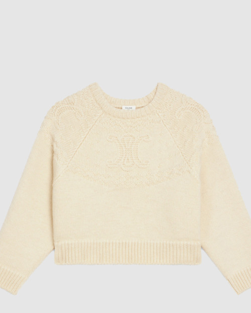 [CELINE-셀린느]트리옹프 크루넥 스웨터 2AH803