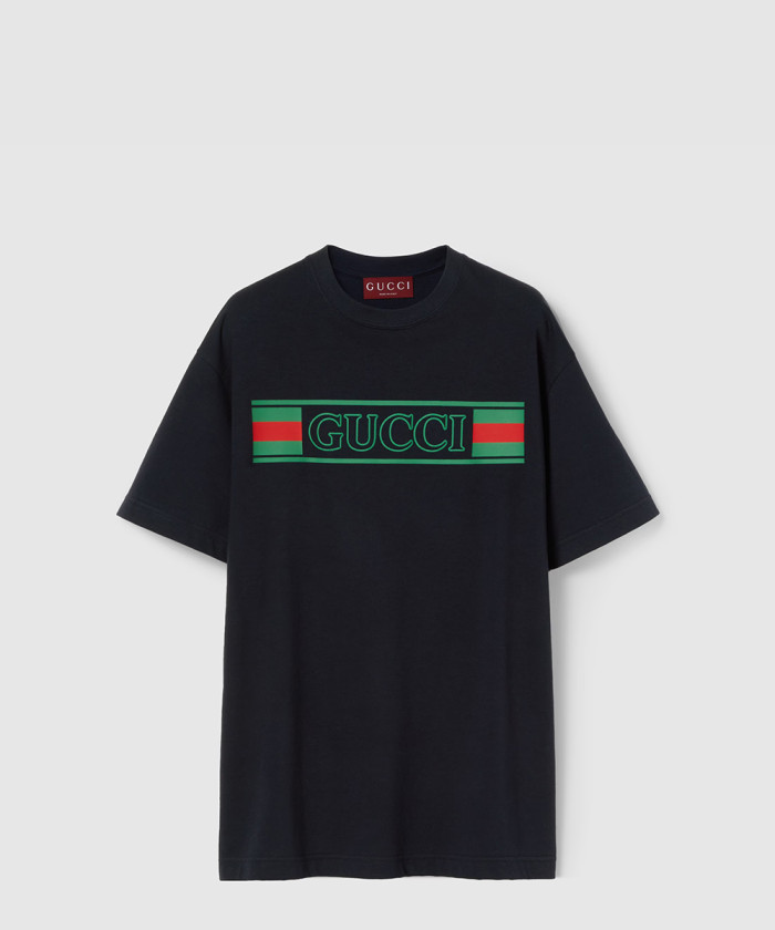 레플리카|이미테이션 gucci-구찌프린트-코튼-저지-티셔츠-796395-1