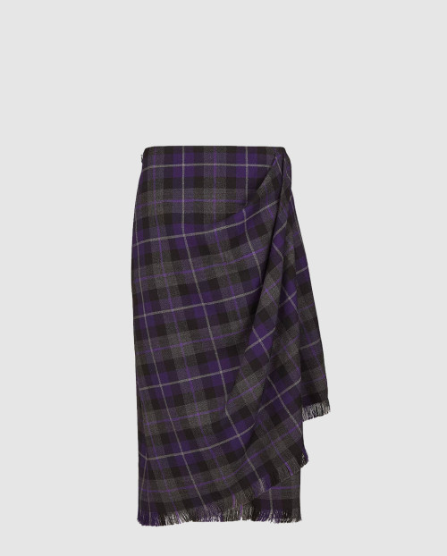 [DIOR-디올]미디 드레이프 스커트 511J3