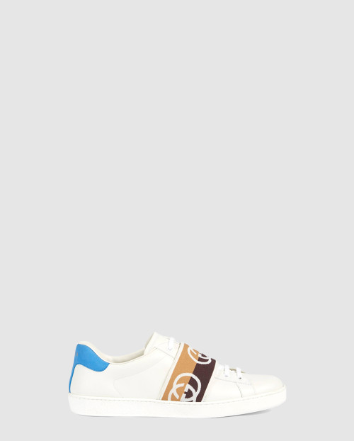 [GUCCI-구찌]인터로킹 G 에이스 스니커즈 650989