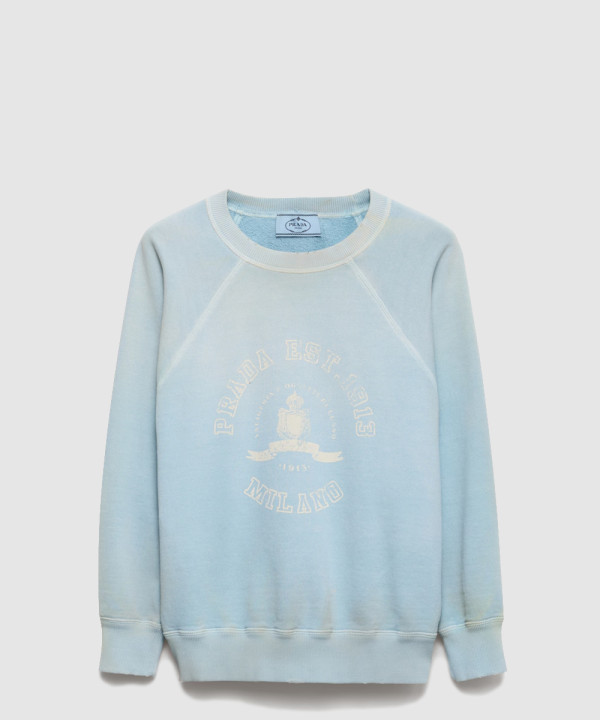 [PRADA-프라다]코튼 크루넥 스웨트셔츠 134712