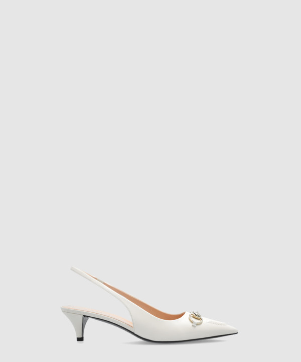 [GUCCI-구찌]홀스빗 슬링백 펌프스 782407