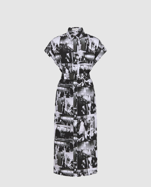 [DIOR-디올]미디 셔츠 드레스 511R7