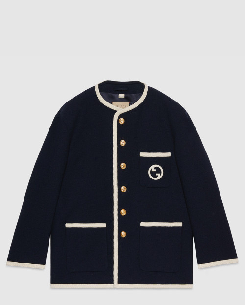 [GUCCI-구찌]레트로 트위드 재킷 ‎749578