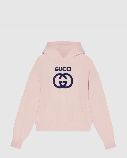 [GUCCI-구찌]자수 코튼 저지 스웨트셔츠 768122