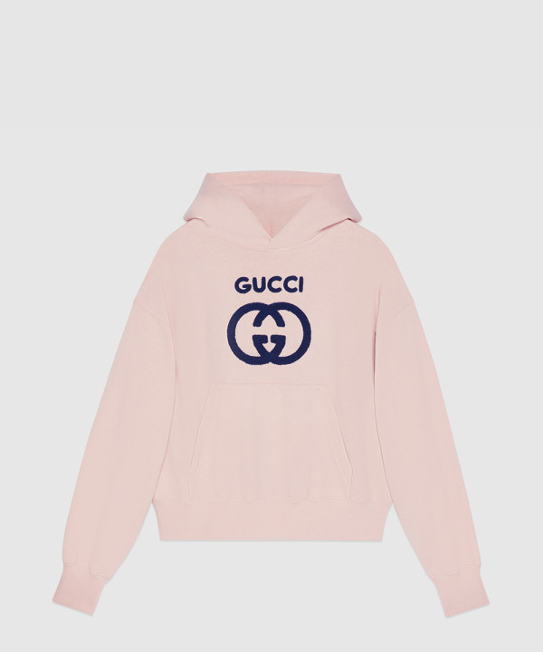 [GUCCI-구찌]자수 코튼 저지 스웨트셔츠 768122