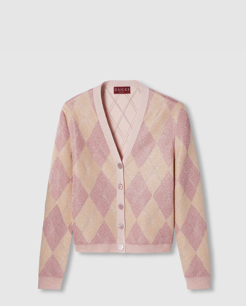 [GUCCI-구찌]비스코스 라메 및 울 가디건 815708