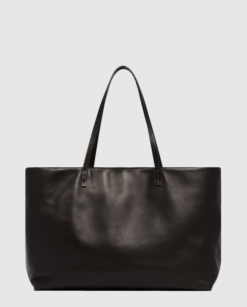 [THE ROW-더로우]뉘앙스 블랙 레더 토트백 W1727L