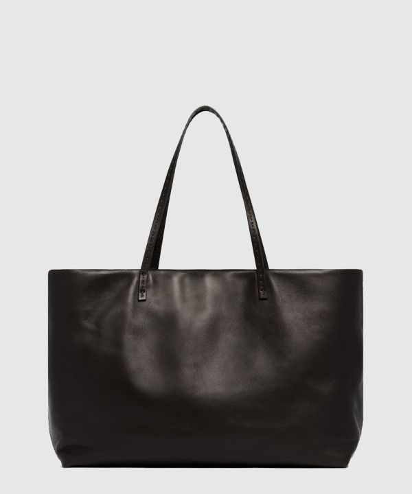 [THE ROW-더로우]뉘앙스 블랙 레더 토트백 W1727L