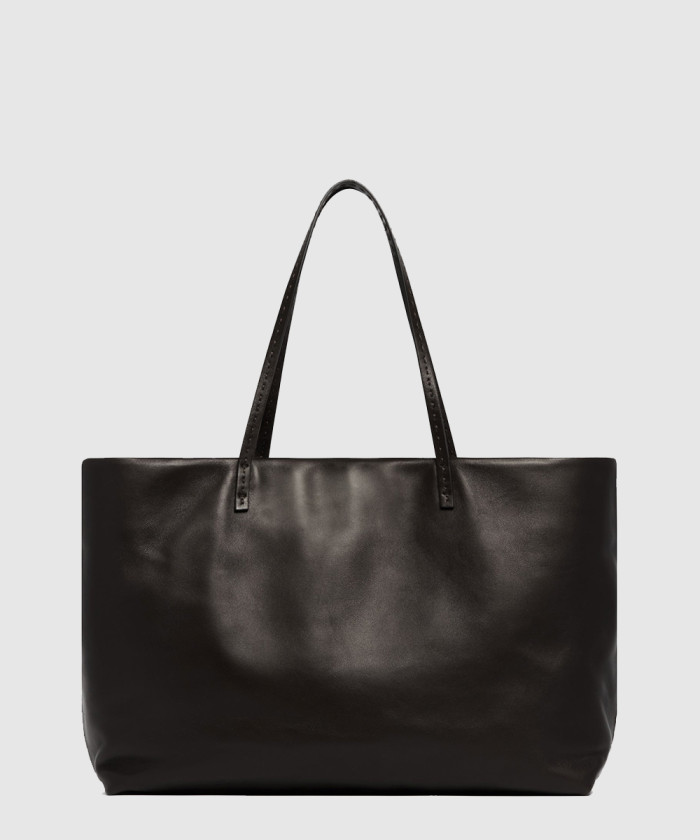 레플리카|이미테이션 the-row-더로우뉘앙스-블랙-레더-토트백-w1727l