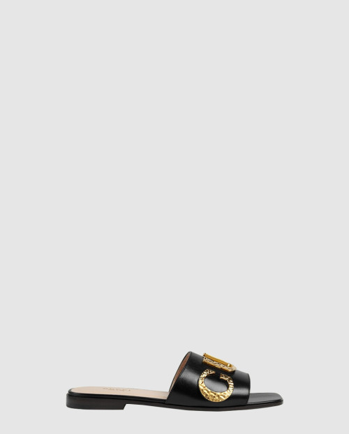 [GUCCI-구찌]레터링 로고 슬리퍼 694858