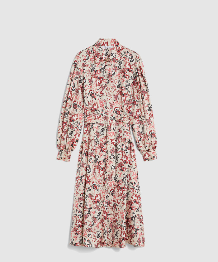 레플리카|이미테이션 maxmara-막스마라프린트-실크-플레어-드레스