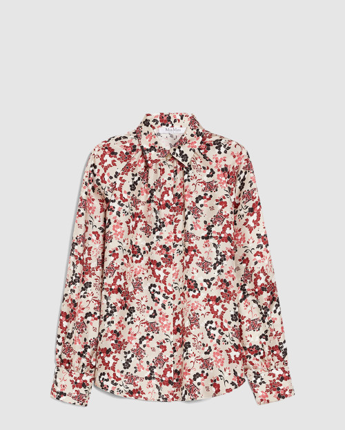 [MAXMARA-막스마라]프린트 실크 트윌 셔츠