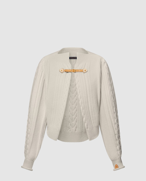 [LOUIS VUITTON-루이비통]케이블 니트 스트랩 가디건 1AGPQZ