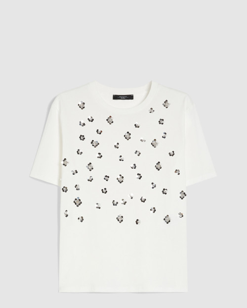 [MAXMARA-막스마라]저지 프린트 티셔츠