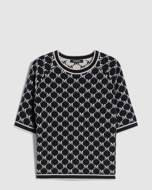 [MAXMARA-막스마라]자카드 울 & 캐시미어 스웨터