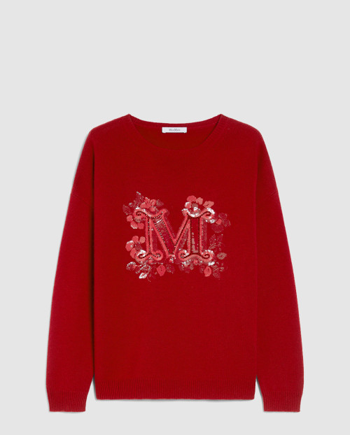 [MAXMARA-막스마라]울과 캐시미어 소재의 크루넥 스웨터