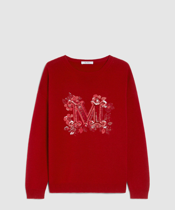 [MAXMARA-막스마라]울과 캐시미어 소재의 크루넥 스웨터