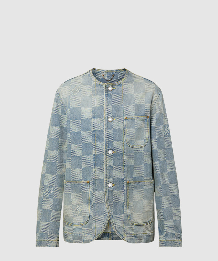 레플리카|이미테이션 louis-vuitton-루이비통다미에-데님-3d-시크-재킷-1aghui