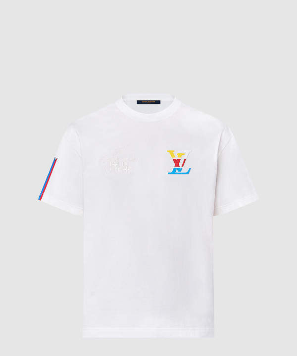 [LOUIS VUITTON-루이비통]그래픽 코튼 티셔츠 1AFVUV