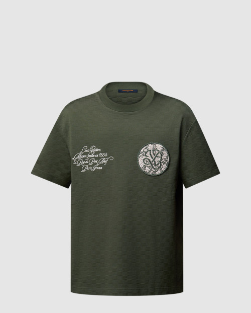 [LOUIS VUITTON-루이비통]DAMIER 피케 티셔츠 1AGKLJ