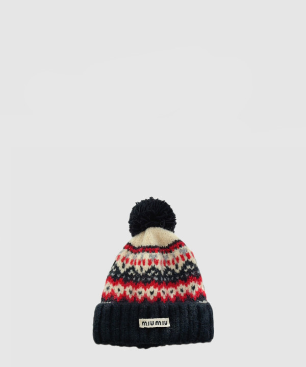 [MIUMIU-미우미우]니트 비니 5HC776