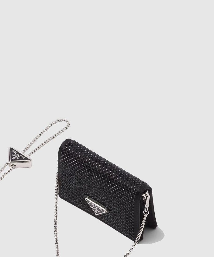 레플리카|이미테이션 prada-프라다숄더-스트랩이-달린-시퀸-카드-홀더-1mr024-1