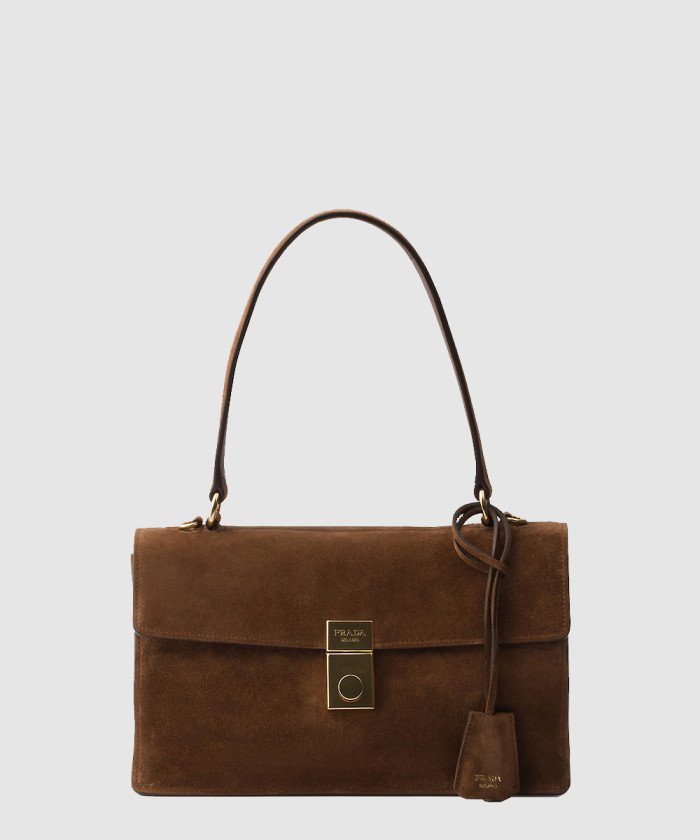 레플리카|이미테이션 prada-프라다미디엄-스웨이드-숄더백-1bn023