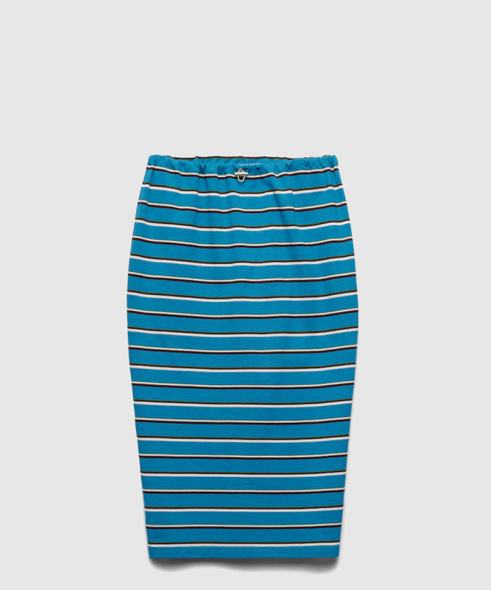 레플리카|이미테이션 prada-프라다스트라이프-피케-스커트-31147