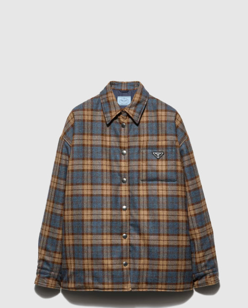 [PRADA-프라다]체크 울 트윌 럼버잭 재킷 29T060