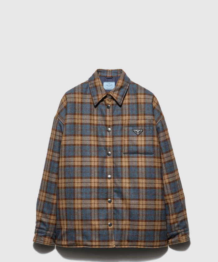 레플리카|이미테이션 prada-프라다체크-울-트윌-럼버잭-재킷-29t060