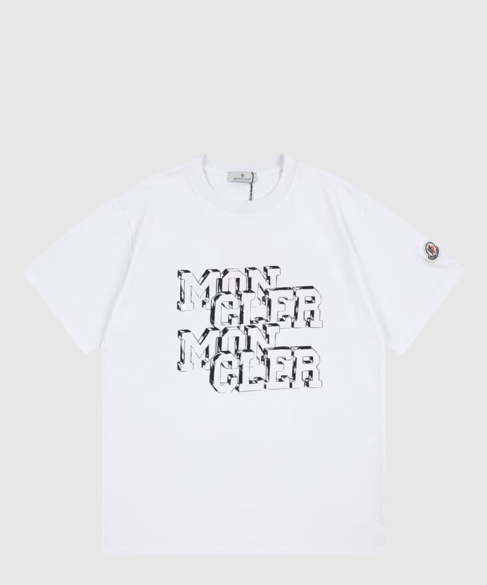 레플리카|이미테이션 moncler-몽클레어로고-패치-코튼-티셔츠-1