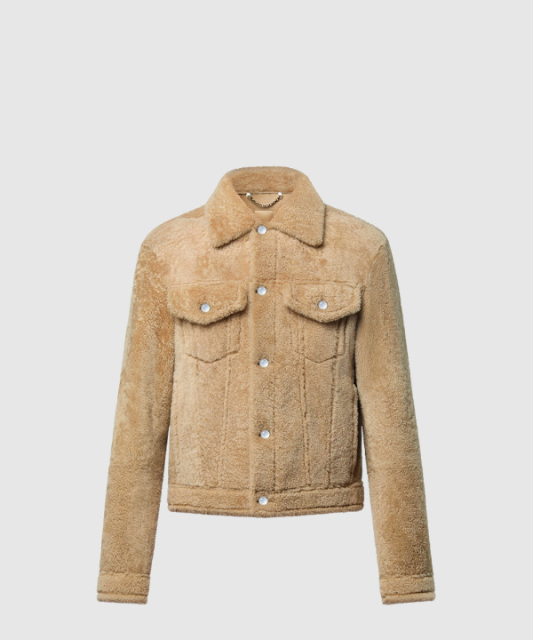 [LOUIS VUITTON-루이비통]시어링 트러커 재킷 1AGJGJ