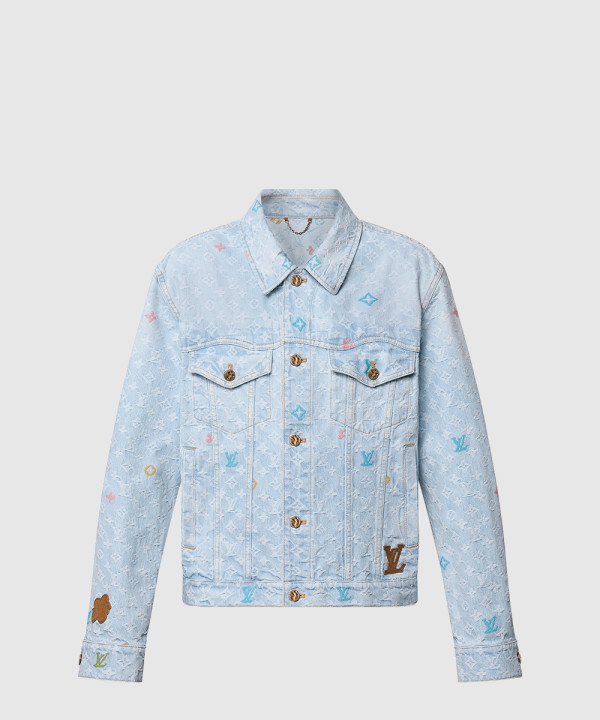 [LOUIS VUITTON-루이비통]모노그램 모티프 데님 재킷 1AFRXK