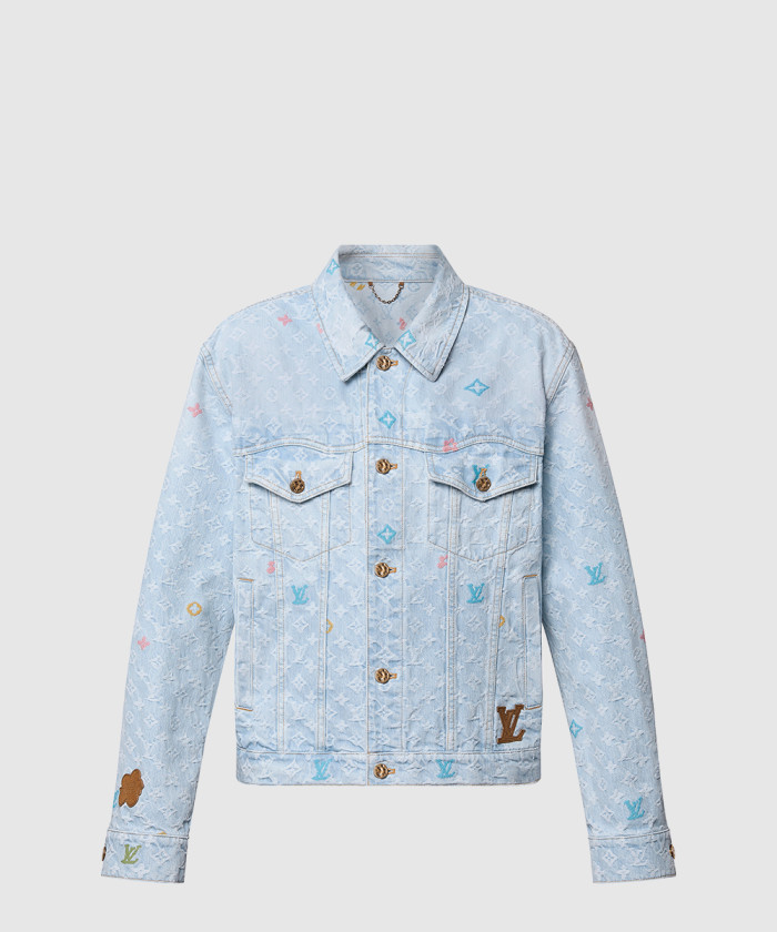 레플리카|이미테이션 louis-vuitton-루이비통모노그램-모티프-데님-재킷-1afrxk