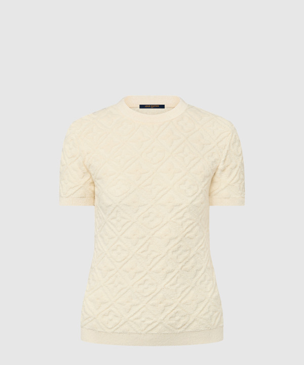 [LOUIS VUITTON-루이비통]모노그램 타월링 니트 탑 1AFTW9