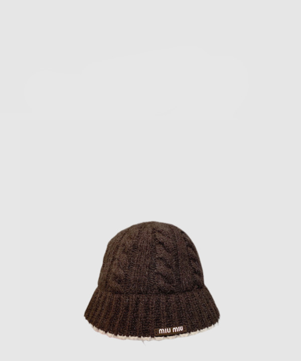 [MIUMIU-미우미우]니트 벙거지 5HC264