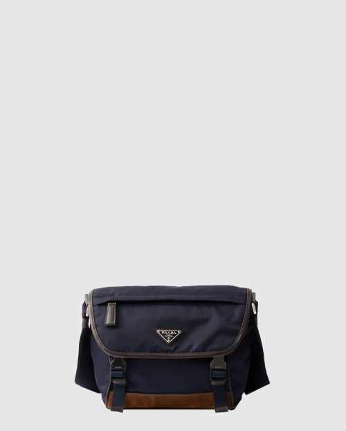 [PRADA-프라다]리나일론 및 사피아노 가죽 숄더백 2VD066