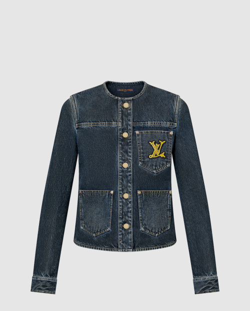 [LOUIS VUITTON-루이비통]노티컬 LV 패치 데님 재킷 1AFPH8