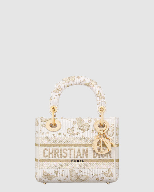 [DIOR-디올]레이디백 새틴 미니 M0500