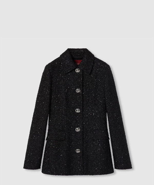 [GUCCI-구찌]시퀸 라메 트위드 재킷 ‎803851